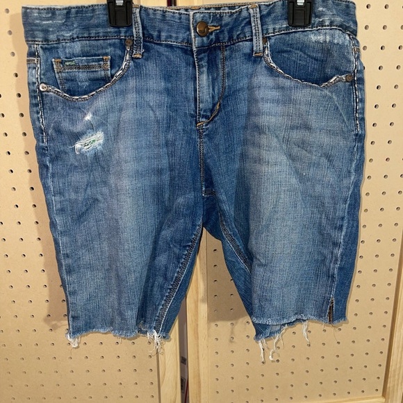 Joe’s‎ denim distressed cut off ex lover short shorts size W27” - Picture 2 of 8